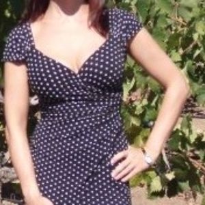 Black and White polka dot dress